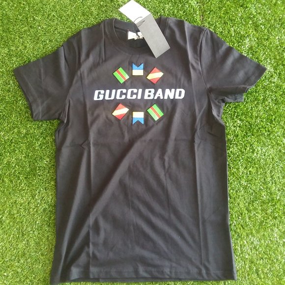 gucci band t shirt